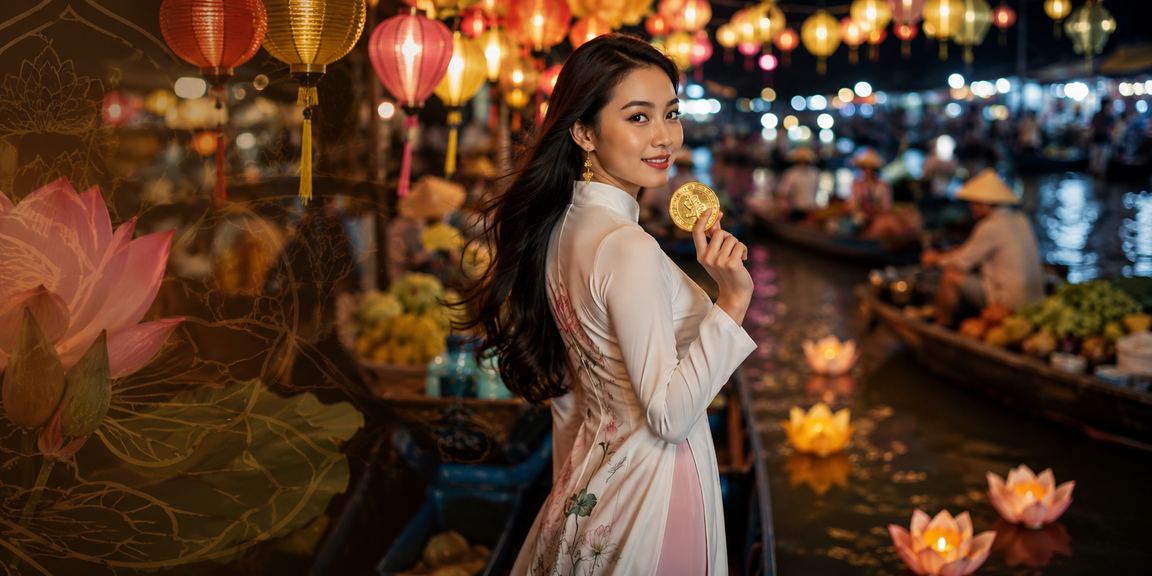 Không khí nhộn nhịp chợ đêm Cần Thơ với hoạt động xổ số và giải trí về đêm