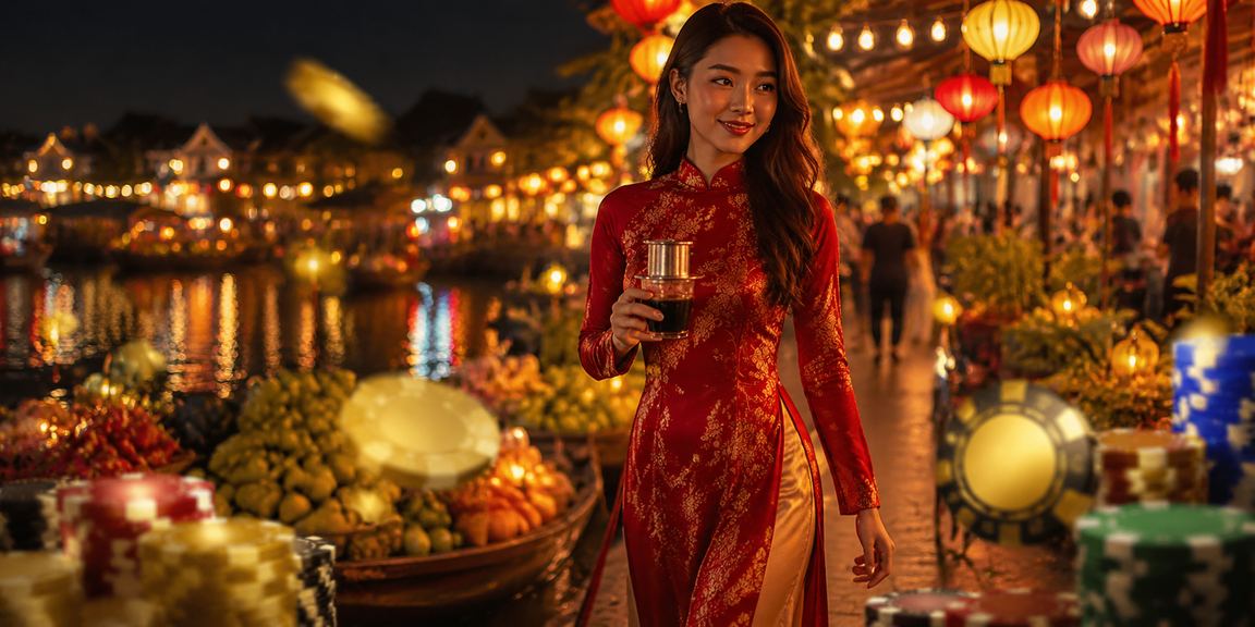 Người dùng Hội An theo dõi kèo thể thao trong quán cà phê buổi sáng